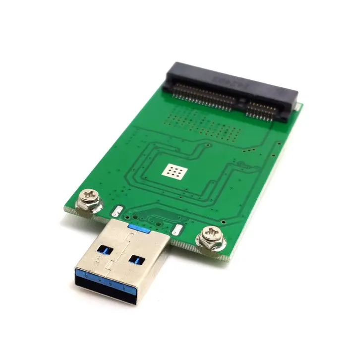 Mini pcie pci express PCI E mSATA к USB 3 0 USB3.0 Внешний SSD PCBA конвейер адаптер карта без чехла|msata