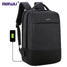 Мужские s 14 15,6 дюймов сумки для ноутбука водонепроницаемые дорожные сумки Mochila для мужчин зарядка через usb студентов школьные сумки повседневные сумки для книг