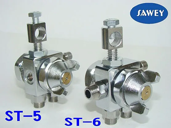 SAWEY бренд ST-5 Мини Авто автоматический воздушный пистолет-распылитель для краски для литья под давлением, сопла 0,3/0,5/1,0/1,3/1,5/2,0/2,5 мм