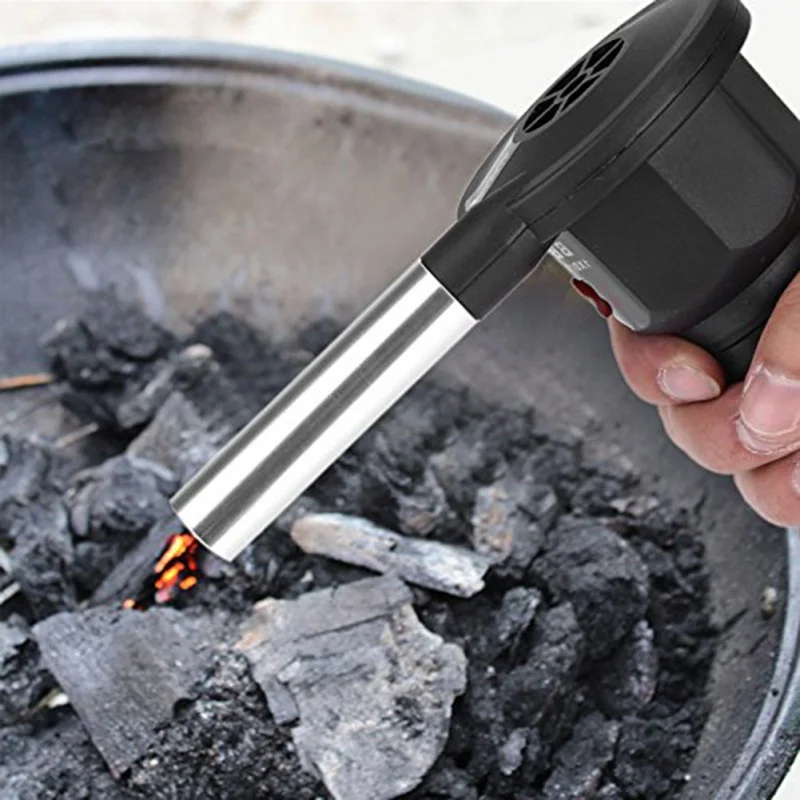 

Air Blower Electric Air Portable Picnic Cooking Barbecue Camping Fire Blower Tools One Battery Drive No Battery Delivery