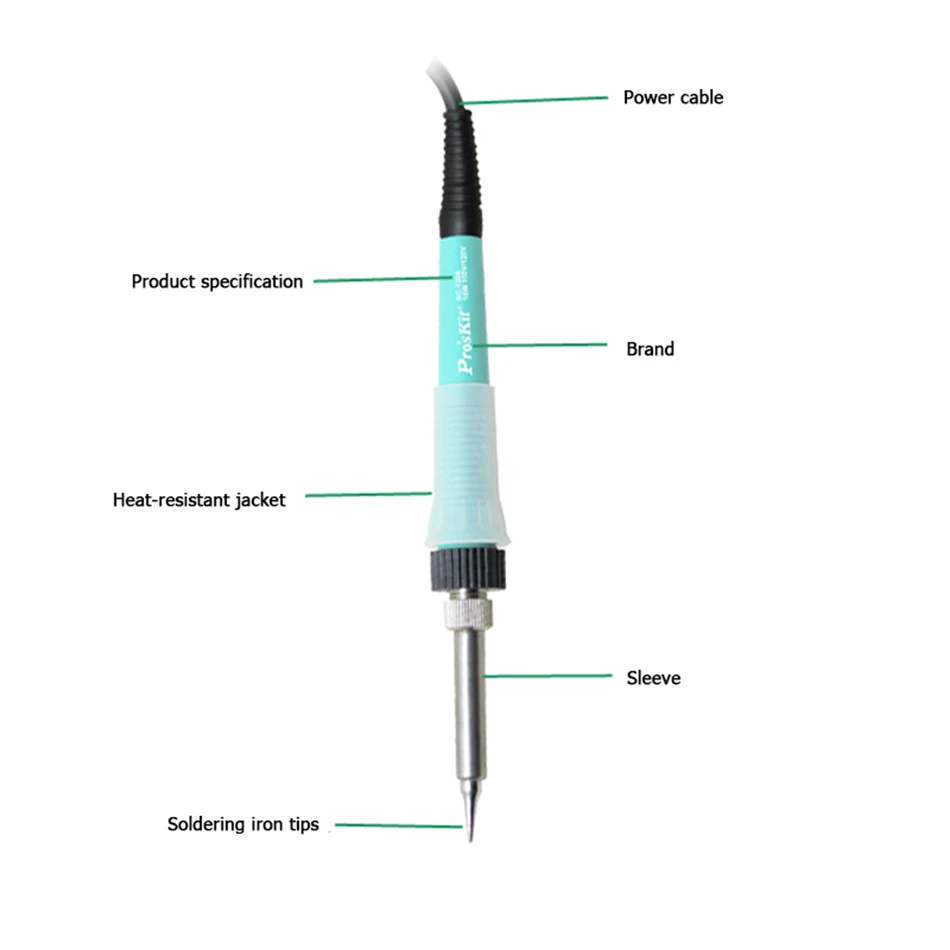 Бренд ProsKit профессиональный керамический паяльник SC-130H-15 20 25 для hobbieskitsradio и электроники работы
