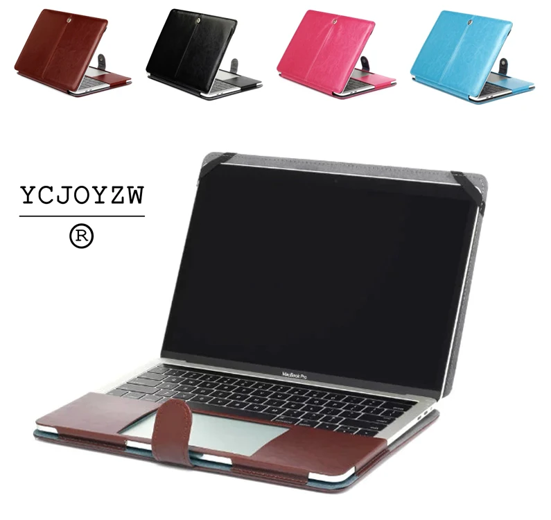 Pаспродажа Бизнес кобура pu кожаный чехол сумка для Apple MacBook Air Pro retina 11 12 13 15 2016 2017 Новый Pro 13 15 дюймов с сенсорной панелью