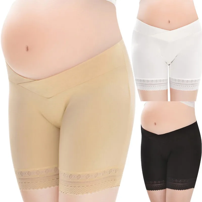 Cotton Low Waist Maternity Panties For Women Safety Short Pants