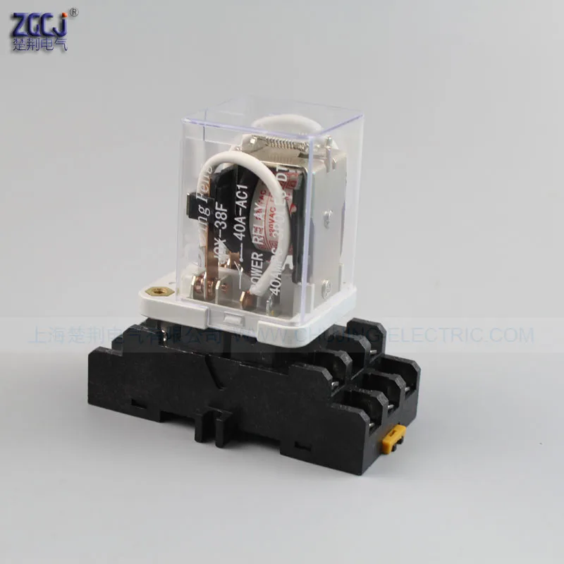 Base De Prise Pour Relais JQX-38F - 2 Pièces - 11 Broches - Pour Relais De Puissance Haute Tension