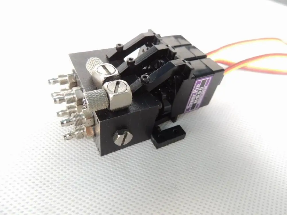 Amateur model JDM 25 MG90 miniature valves, hydraulic valves