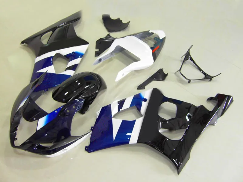 Комплект обтекателей под давлением для GSXR1000 K3 03 04 GSXR 1000 2003 2004 ABS белый черный синий