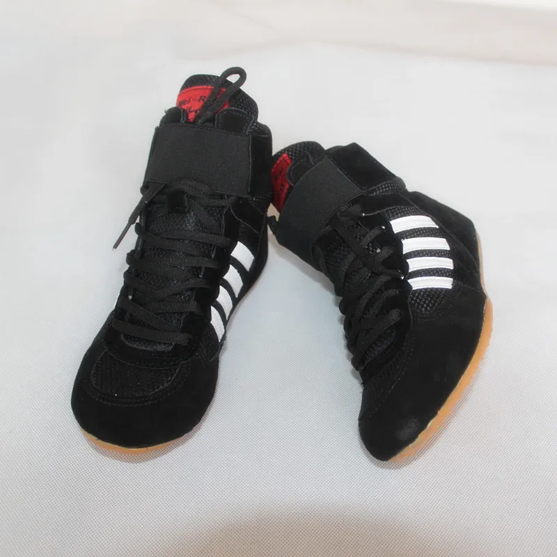 Buy Unisex men wrestling shoes breathable leather
