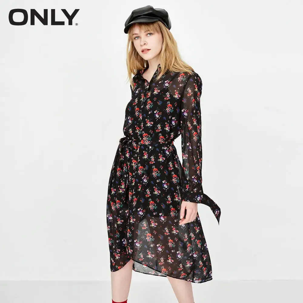 

ONLY Floral Chiffon Dress |118107558