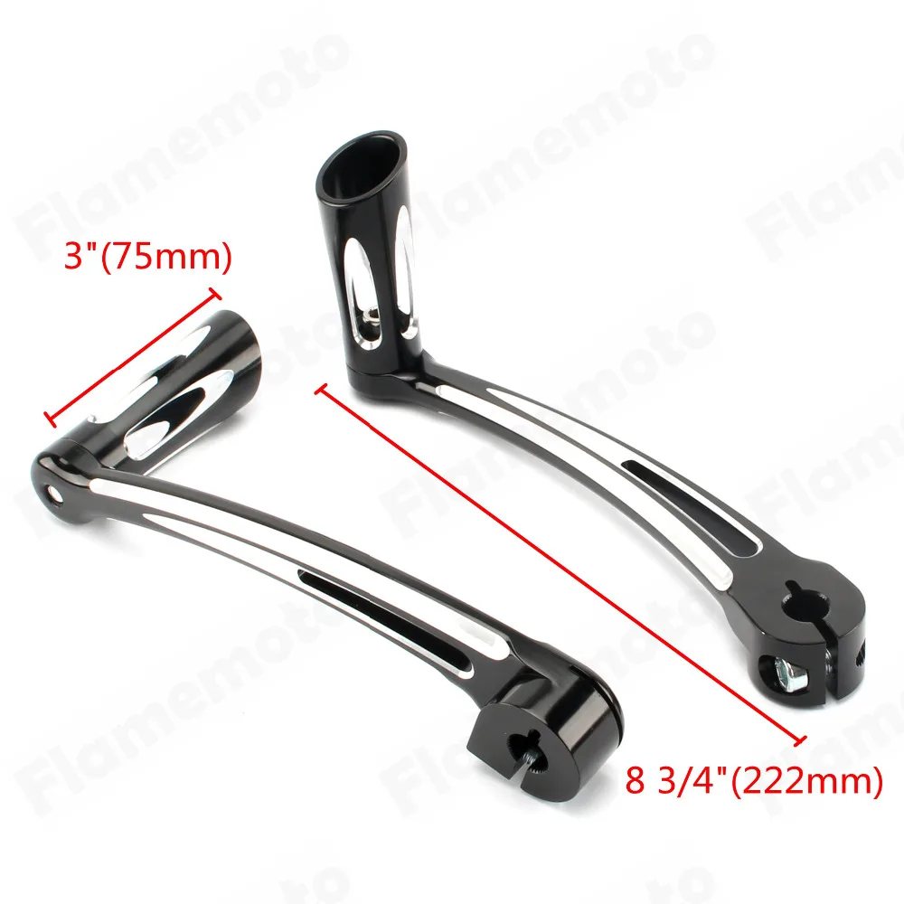 Motorcycle Heel Toe Shift Lever W/ Shifter Pegs Brake Arm Pedal For Harley Touring Street Glide Road Glide Road King 1997-
