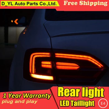 

D_YL Car Styling for Jetta MK6 Taillights North America Design Jetta LED Tail Lamp Rear Lamp DRL+Brake+Park+Signal led light