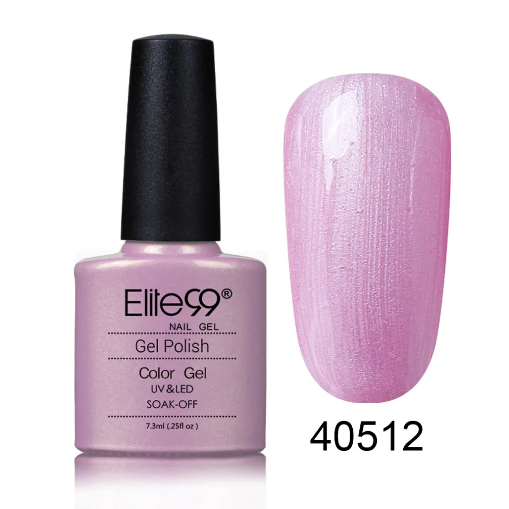 Гель лак для ногтей Elite99 3/3 мл долговечный Светодиодный УФ 10 цветов|nail gel|soak off uv geluv