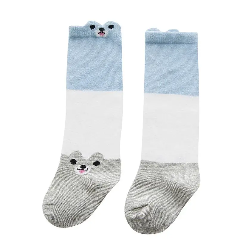 

2018 fashion 1 Pairs Cotton Cartoon Medium Socks for Newborn Baby Boys Girls Toddler Kids soft hand feeling cX511 3.5 026