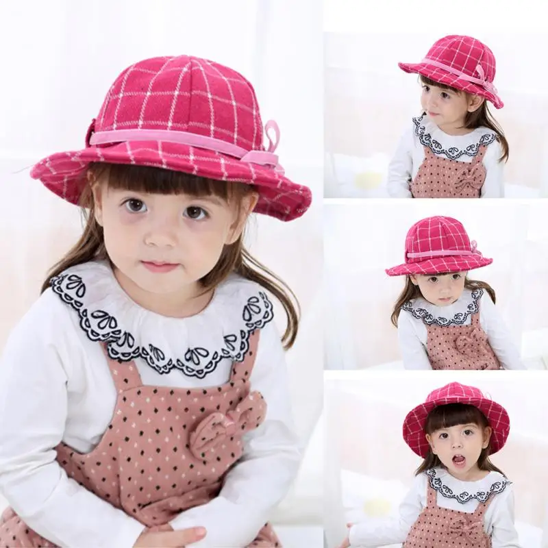Infant Summer Outdoor Baby Visor Cotton Sun Cap Baby Hat Beach Bucket