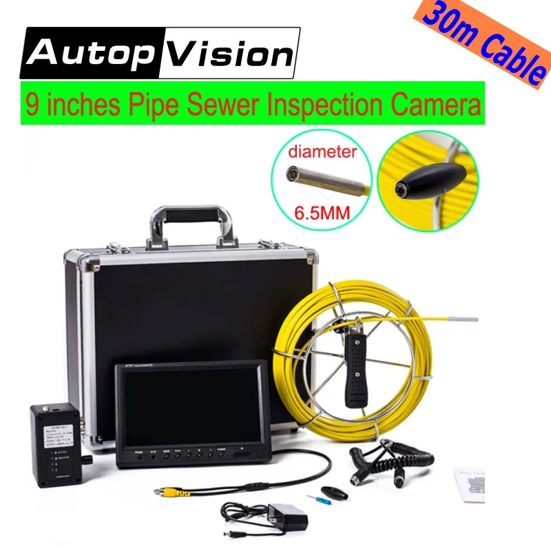 DHL Free WP91 30M Drain Sewer Pipe Inspection Camera System 9 DHL Free WP91 30M Drain Sewer Pipe Inspection Camera System 9