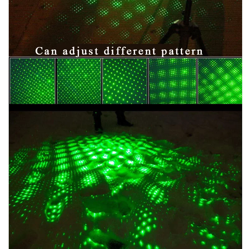 Hunting Laser Bore Sighter Green Laser Pointer Sight Powerful 532nm Long Distance Rifle Scope Lasers Fixed Focus With Star Cap for Outdoor RL3-0019-05