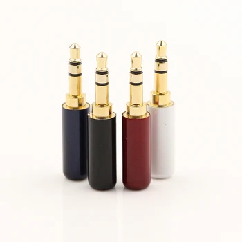 

2pcs/lot 3.5 mm Plug Audio Jack 3 Pole Gold Plated Earphone Adapter Socket For DIY Stereo Headset Earphone Headphone For Repair