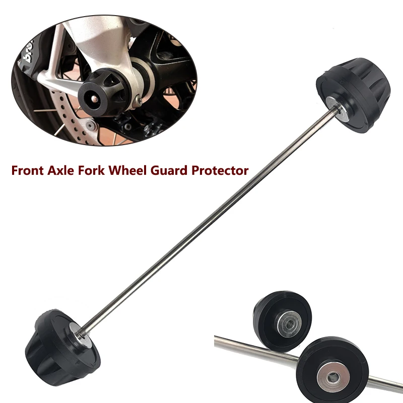 Assale Anteriore Ruota Forcella Protector Per Bmw K1200 G T/R/Sport/ S, K1300 Gt / R / S , K 1600 Gt/ Gtl Moto Crash Slider Pad