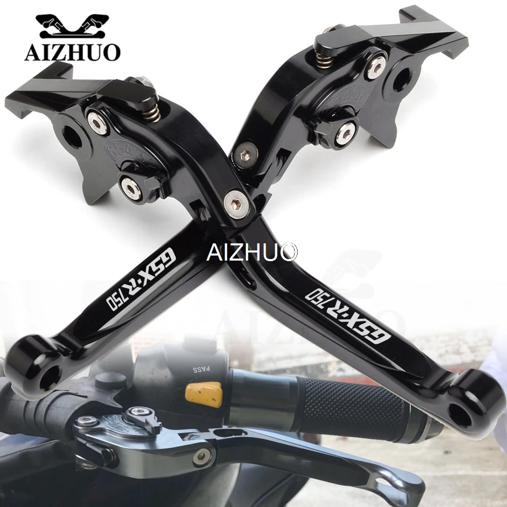 

Motorcycle Brake Clutch Lever Extendable Adjustable For Suzuki GSXR750 GSX R GSX-R 750 GSXR 750 2011-2016 2012 2013 2014 2015