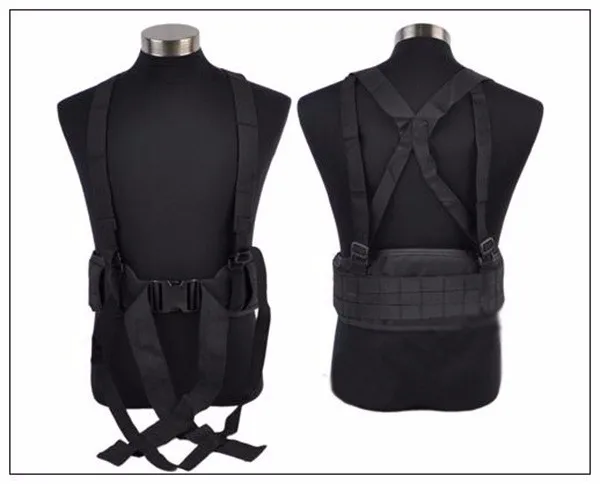 

Tactical Molle Belt Men's Army Special 1000D Nylon military belt Convenient combat Girdle EAS H-shaped Adjustable Soft Padded