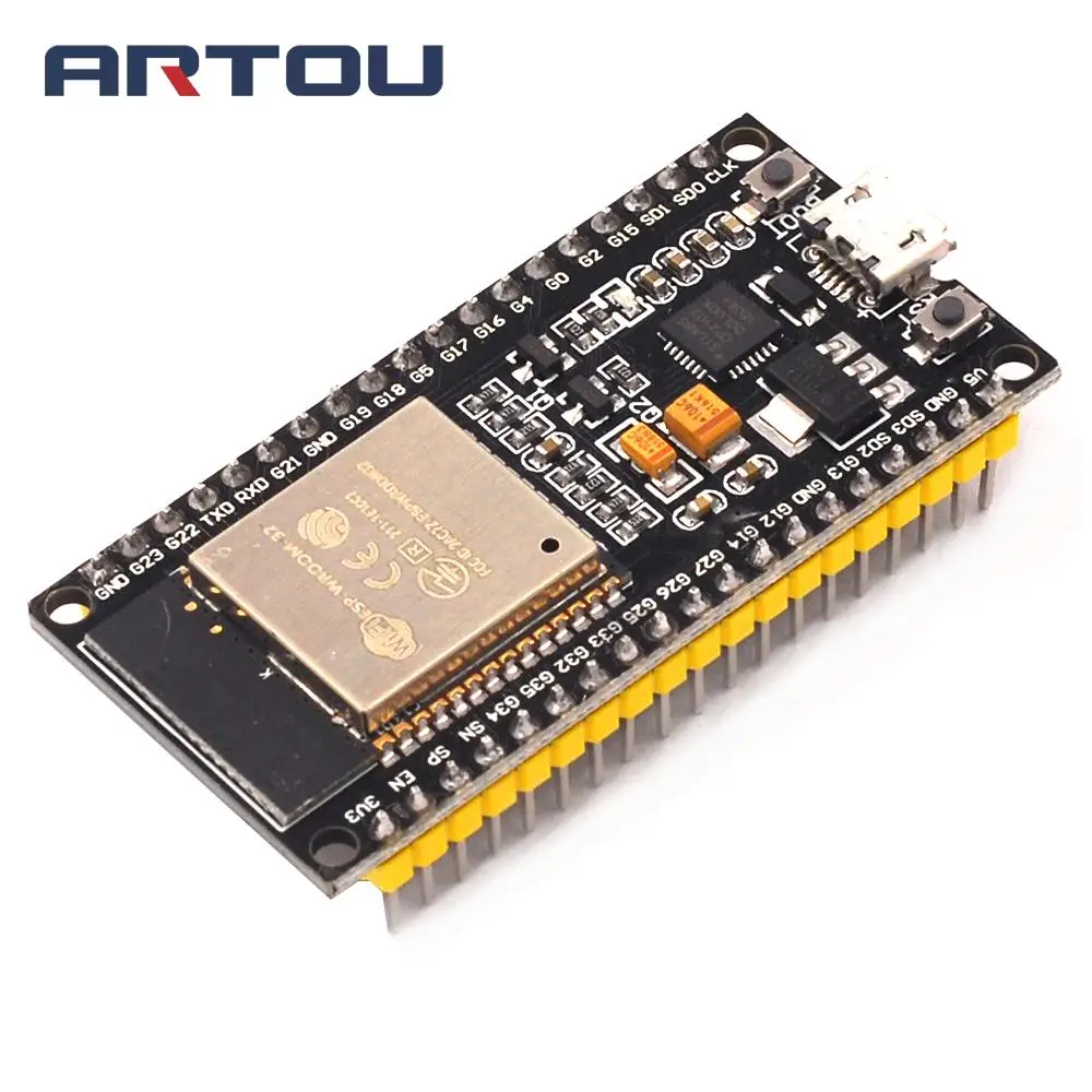 

ESP-32 ESP32 Wireless WiFi Bluetooth Development Board 2.4GHz CP2102 Micro USB Dual Core Module Nodemcu Similar ESP8266