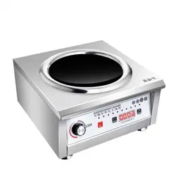 Коммерческая индукционная плита вогнутой поверхности индукции Плита 6000 W высокой Мощность столовой отель кухонная посуда HSS-605G
