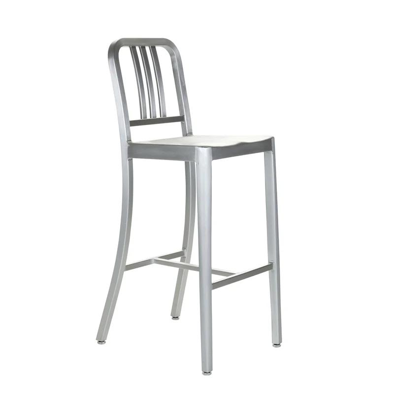 Aluminum Bar Stool Chair Classic Navy Coffee Ktv Metal Highchair Navy Aluminum Aluminum Magnetic Chair Floataluminum Weld Aliexpress