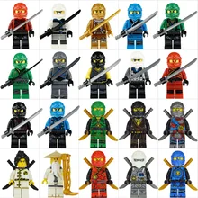 20 шт./лот Ninjago модель фильма строительные наборы блоки игрушка