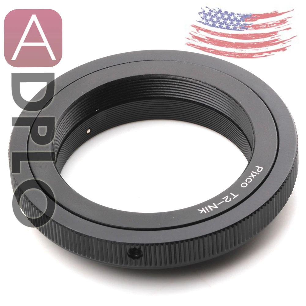 pixco lens adapter works for T 2 T2 mount lens to Nikon AI mount camera