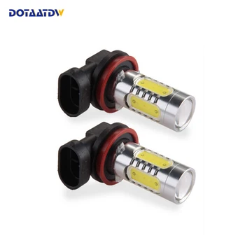 

DOTAATDW 2x H8 H11 9005 HB3 9006 HB4 7.5W COB LED Car Fog Light Fog Lamp LED Headlight led Runing Light 12V 24V