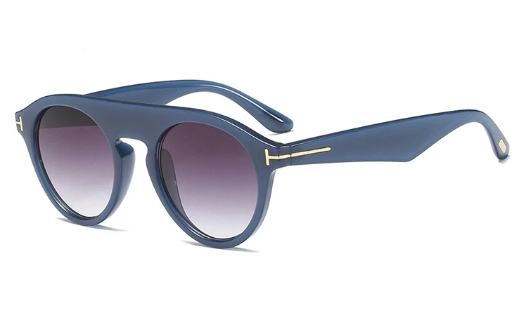Ретро панк Круглые Солнцезащитные очки для мужчин и женщин Модные Оттенки UV400 Винтажные Очки 45699