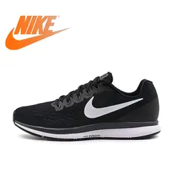 Оригинальный Nike Оригинальные кроссовки AIR ZOOM PEGASUS 34 Для мужчин дышащие кроссовки обувь спортивная, кроссовки Классические прочные удобные