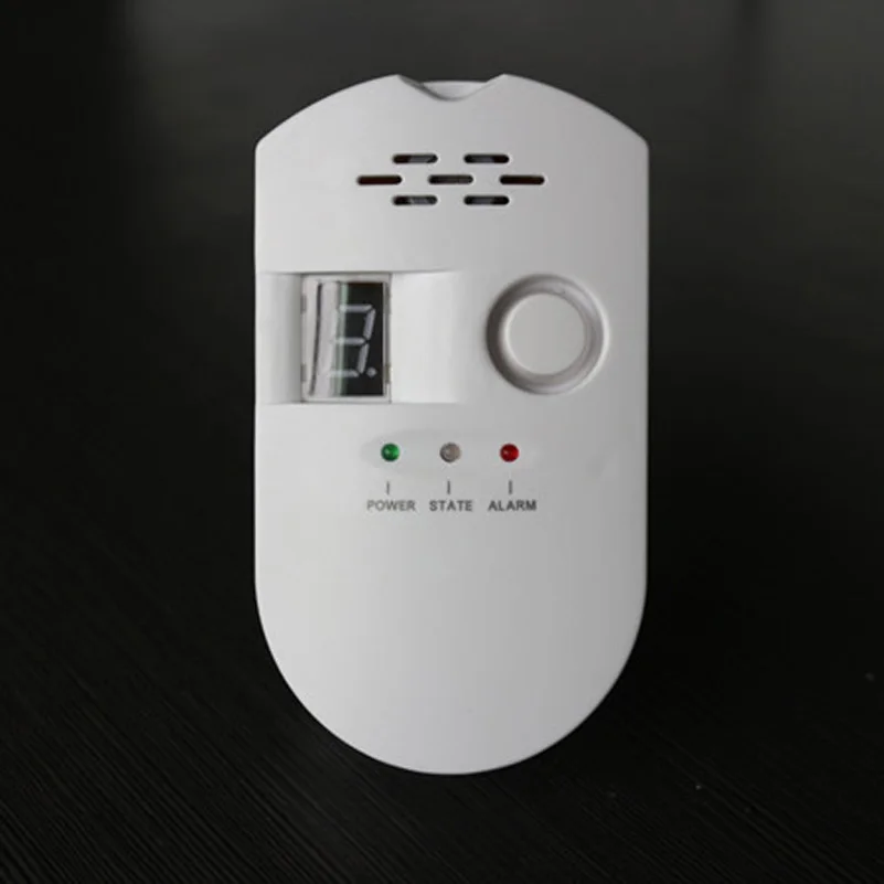 

AC110V~220VPowered Gas Alarm lpg Gas detector LPG Gas Alarm European power line with Led concentration display