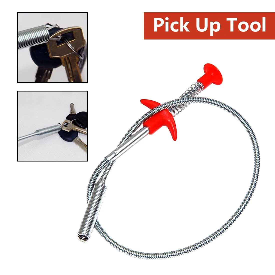 Hand Tool Sets 85cm 4 Claws Long Reach Flexible Pick Up Tool Spring