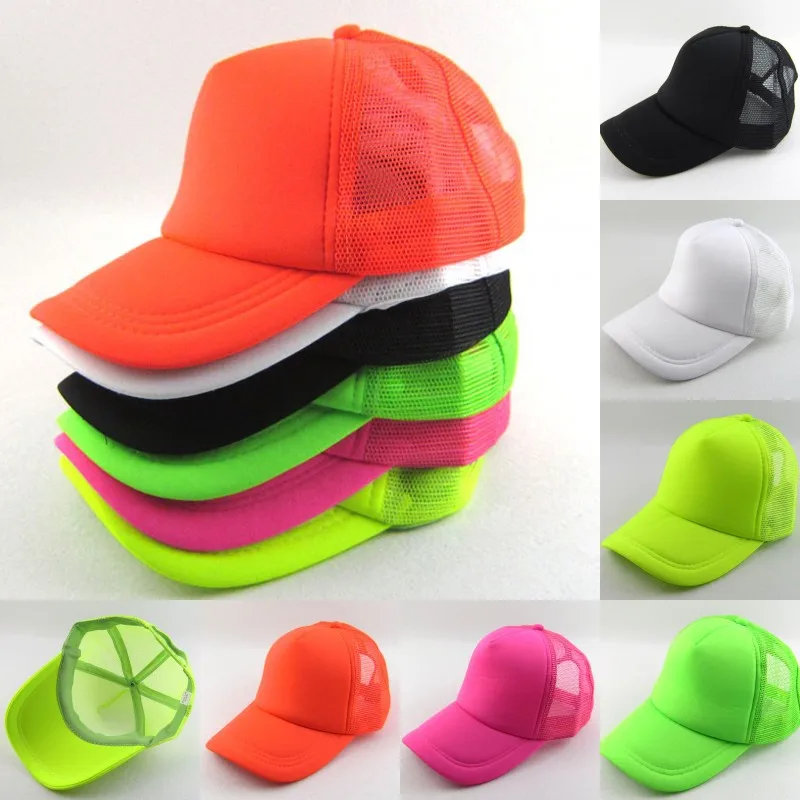 wholesale NEON Fluorescent mesh cap 