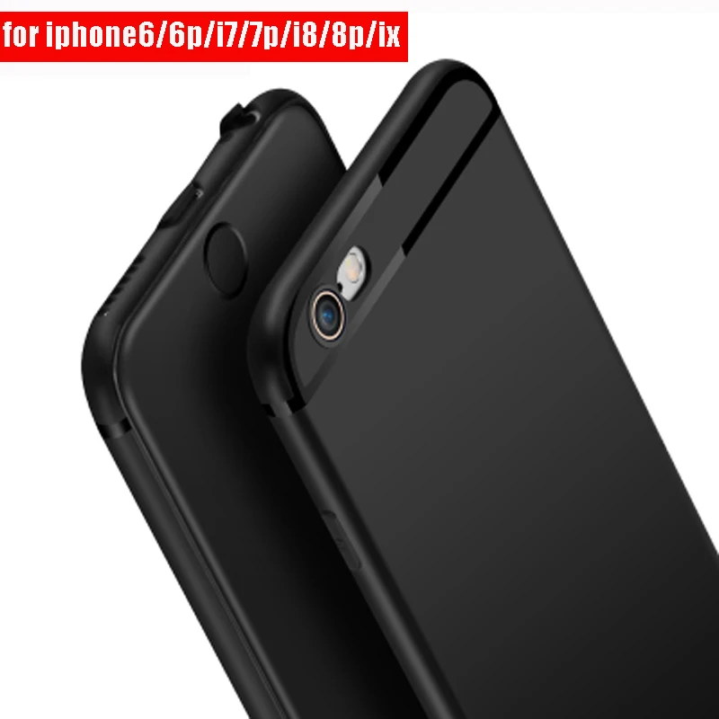 

Unti-finger print Phone Case for iPhone 8/8 PLUS/7/7PLUS/6/6s PLUS/5S/5/5SE with bright line Rubber TPU silicone material