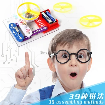

39 assembling methods smart electronic kit DIY electric Fan FM radio Circuits experiment toy,for kid educational appliance toys