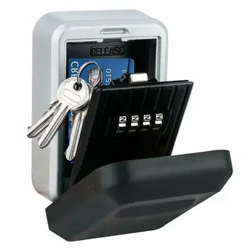 

Storage wall mounted metal box password box lock key storage box anti-theft