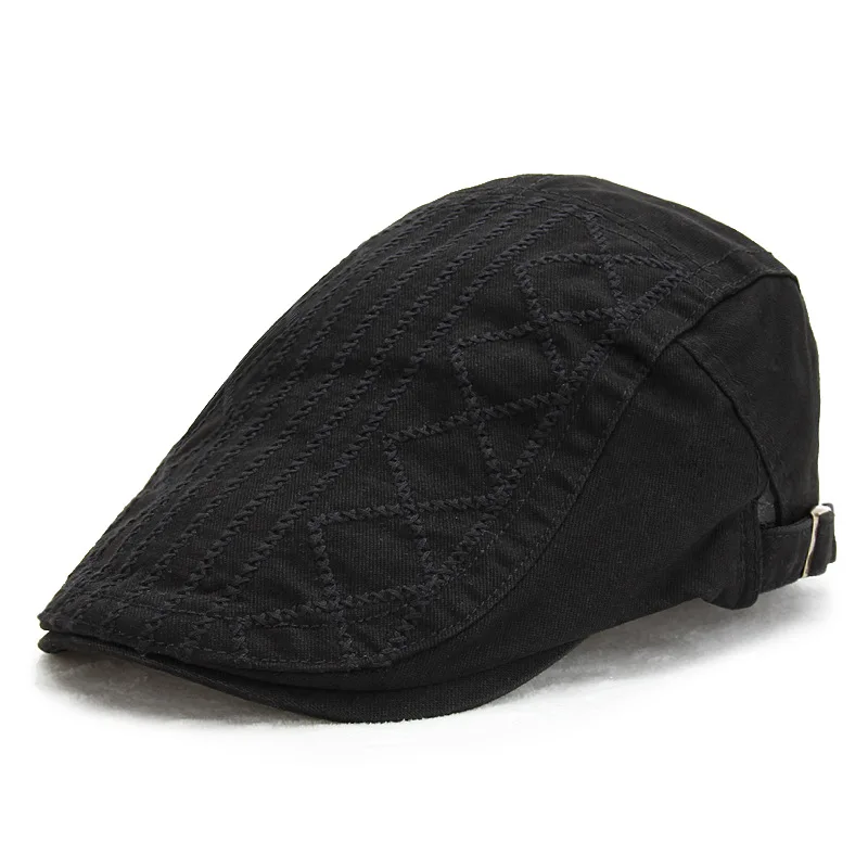 Cotton Duckbill Flat Ivy Cap Striped 