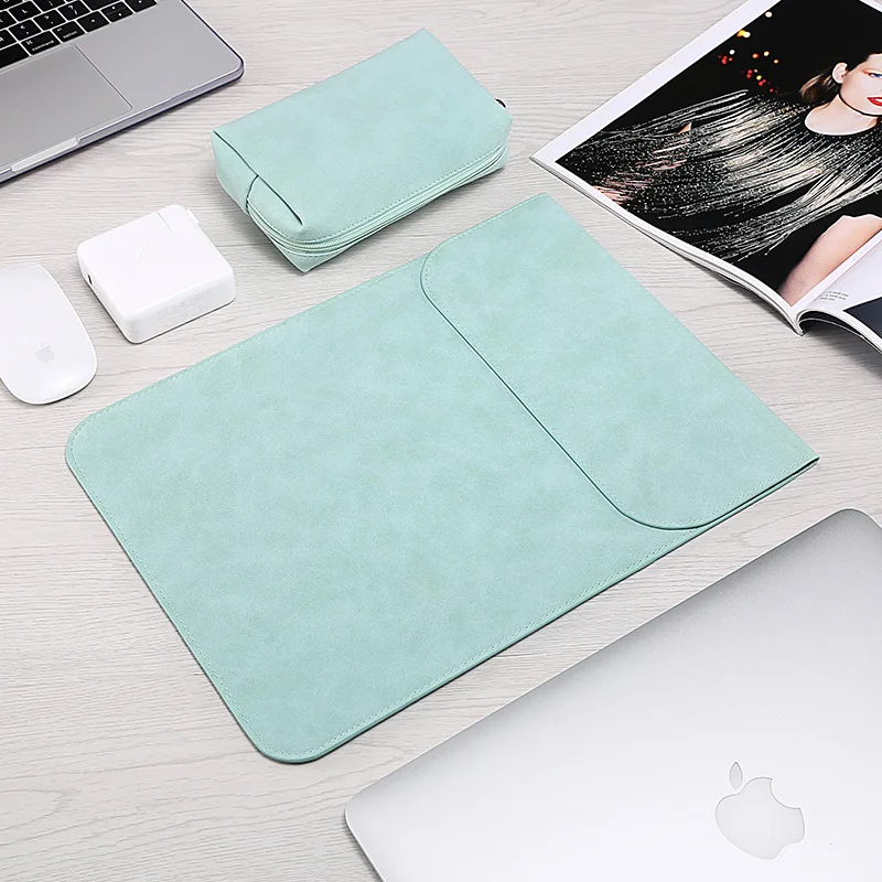Чехол для ноутбука с магнитной пряжкой для Macbook Air Pro 11 12 13,3 15,6 Asus Dell hp notebook Sleeve 13,3 15 водонепроницаемый матовый чехол