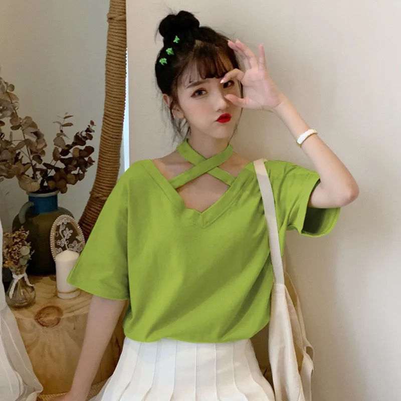

Cheap wholesale 2019 new Spring Summer Autumn Hot selling women's fashion casual t shirt lady beautiful nice Tops FP210