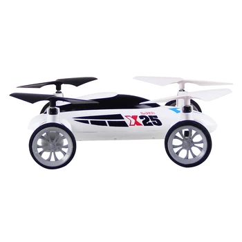

Air-Ground RC Flying Car 2.4Ghz 4CH One-Key Return Remote Control with LED Light Kids Toy YH-17