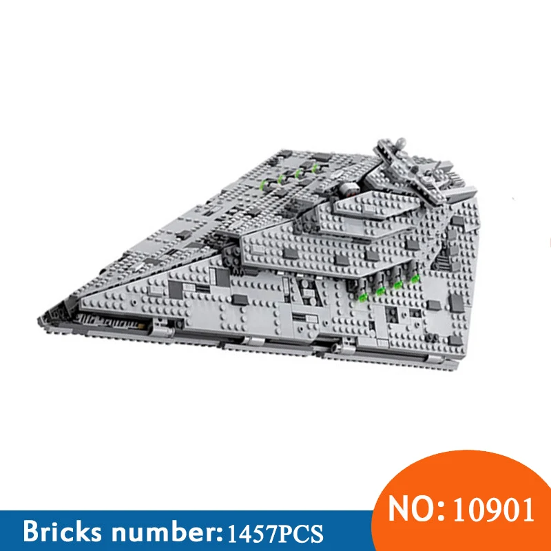 

BELA 10901 Model Destroyer Set Compatible Legoingly 75190 Building Block Bricks Developmen Toys Children Birthday Gift