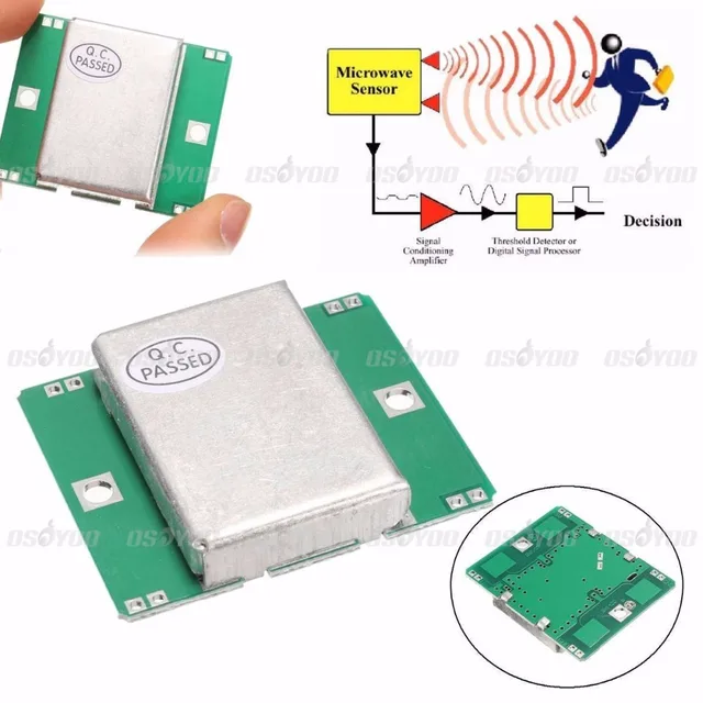 HB100 Microwave Sensor Module 10.525GHz Doppler Radar Motion Detector