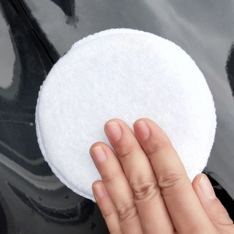 

Soft Microfiber Car Wax Applicator Pad Polishing Sponge for apply and remove wax Auto Care