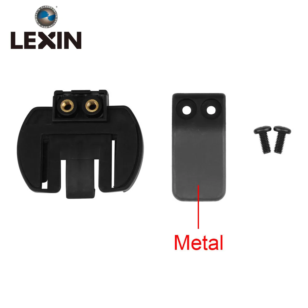 Free shipping 1PC Metal Clip Clamp Set Accessories for Clamp LX-R6/R4/R3 1200M Motorcycle Bluetooth Helmet Interphone Intercom