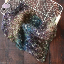 Новорожденный ребенок Фотография шерстяное одеяло реквизит bebe fotografia аксессуары для маленьких мальчиков и девочек красочная фотография съемка позирует одеяло реквизит