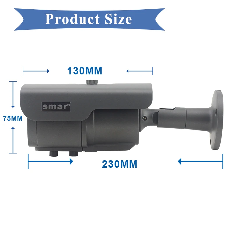 Smcctv AHD камера SONY IMX323 сенсор 1080P зум 2,8-12 мм объектив наблюдения 2.0mp Ночное Видение безопасности Видео AHD камера