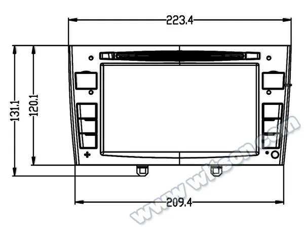 Cheap 7" Android 8.0 OS Car DVD Multimedia GPS Radio for Peugeot 408 2010-2011 & 308 I (T7) 2008-2011 with Optional Car Play Function 2