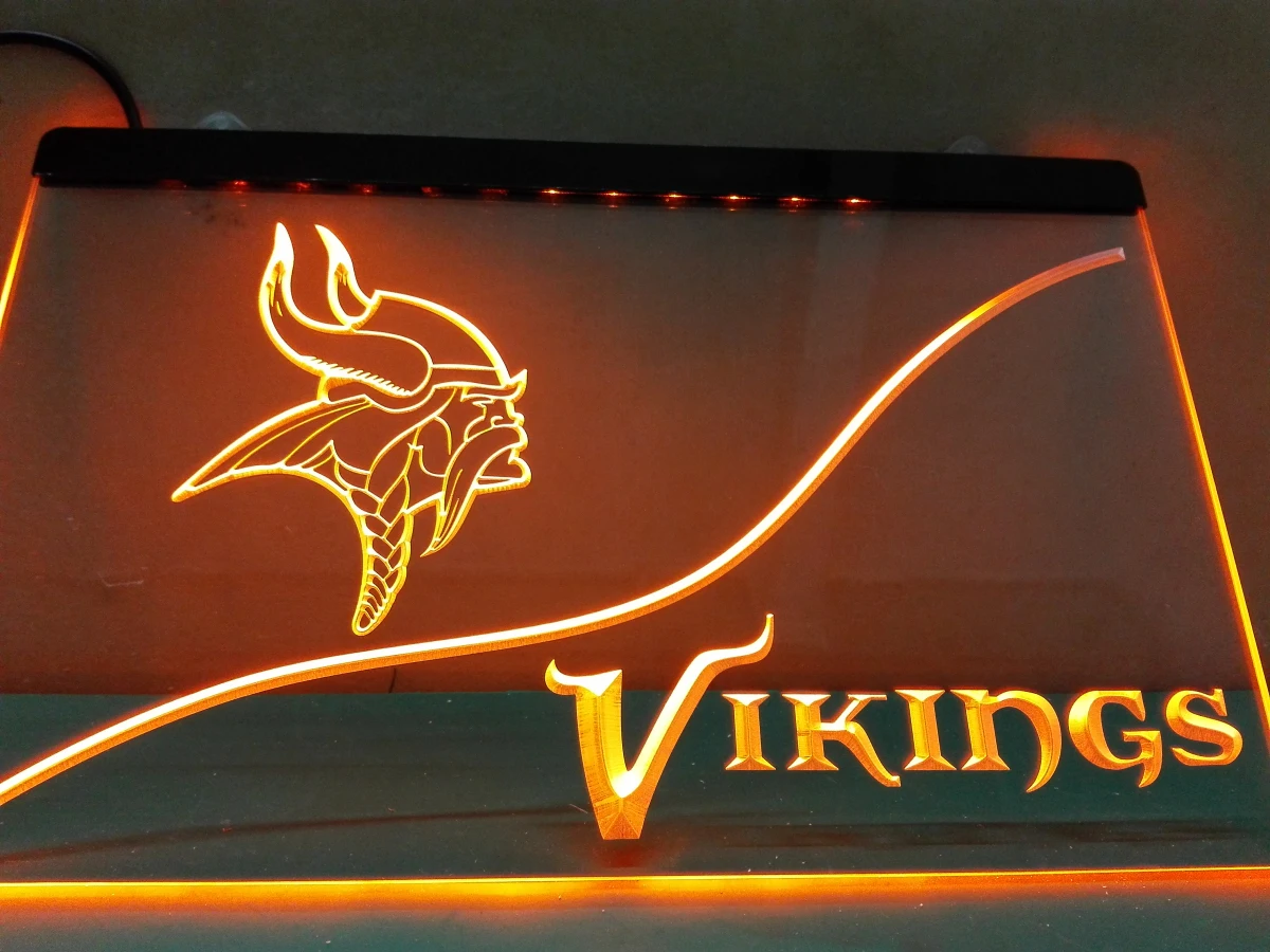 vikings led sign