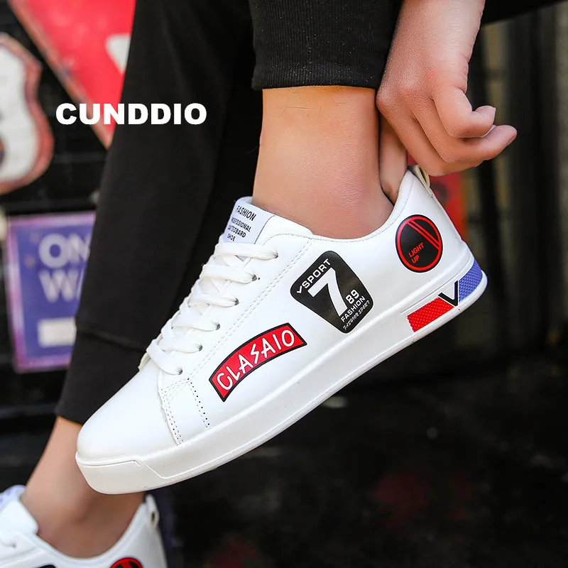 

High quality Sneakers Women Brand fashion Flat Casual shoes woman leather leisure shoes tenis feminino Lovers shoes size 35-44